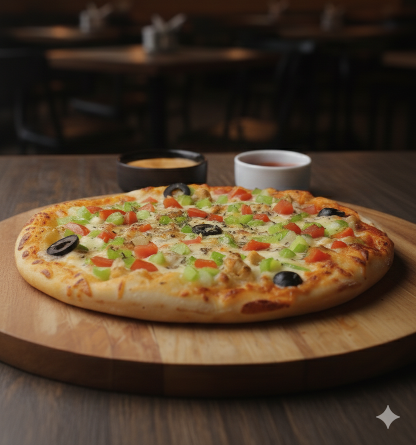 Chicken Dominator Pizza