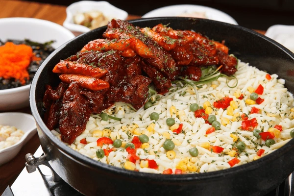 BBQ Wings Rice Bowl