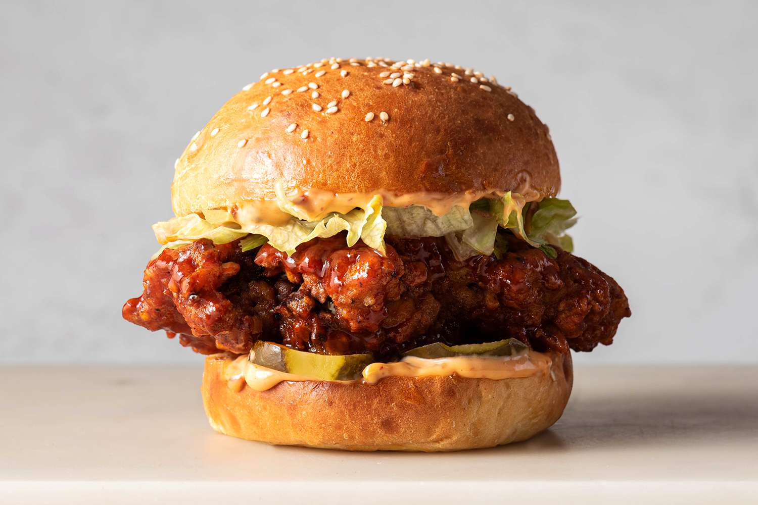 Spicy Crispy Chicken Burger